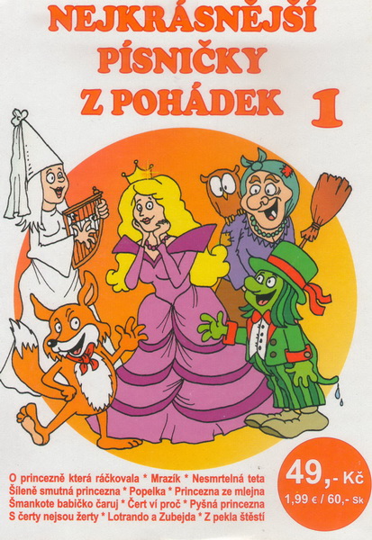 Nejkrásnější písničky z pohádek 1 CD