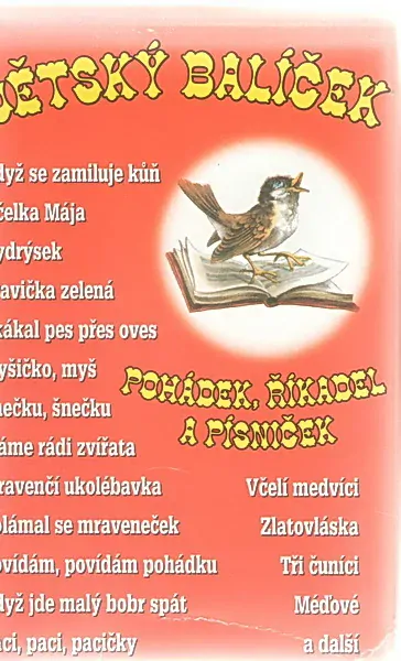 Dětský balíček 3x MC kazeta
