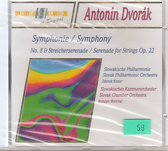 Symphonie Antonín Dvořák CD