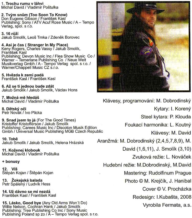 Jakub Smolík Country CD
