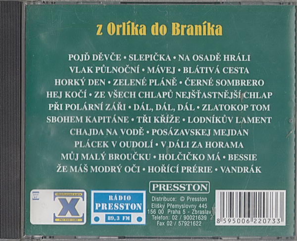 Z Orlíka do Braníka CD