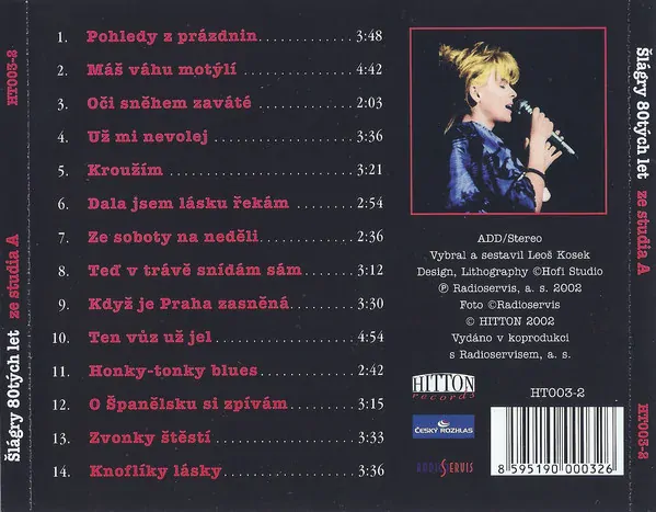 Šlágry 80tých let ze studia A CD