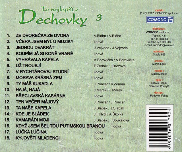 To nejlepší z dechovky 3 CD
