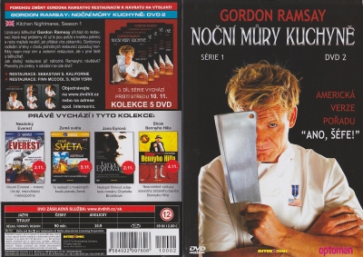 Gordon Ramsay noční můry kuchyně série 1 5x DVD