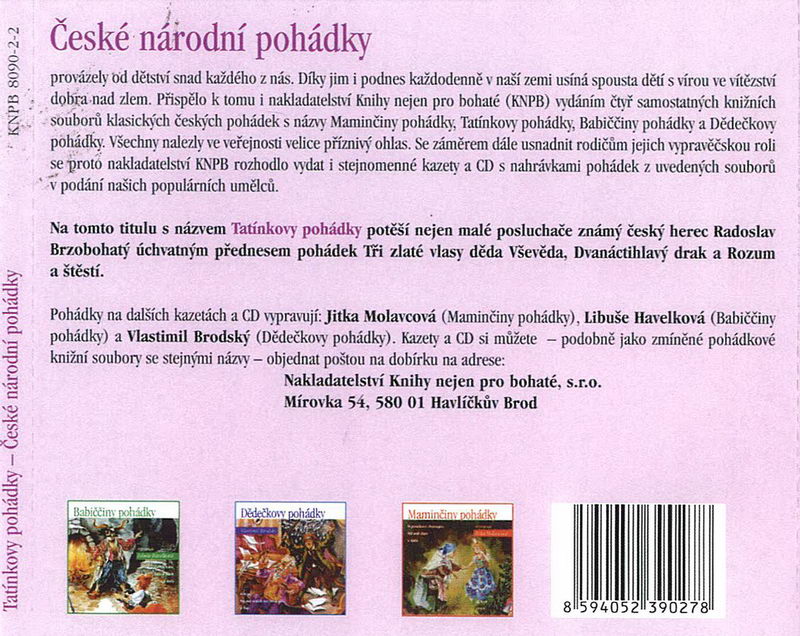 Tatínkovy pohádky CD