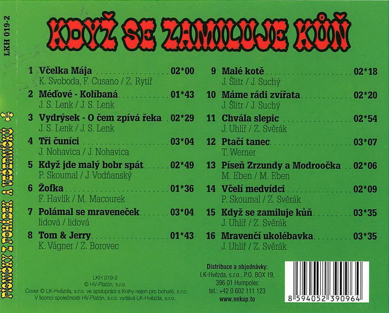 Když se zamiluje kůň - CD
