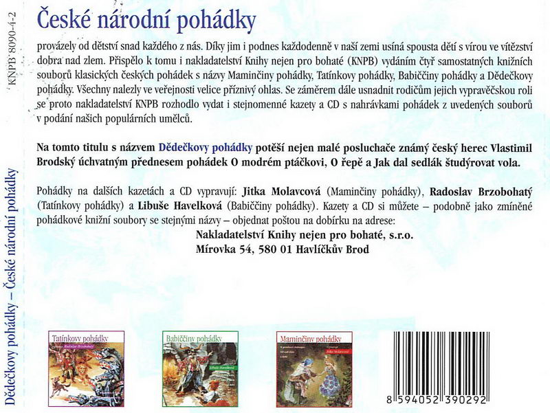 Dědečkovy pohádky - CD