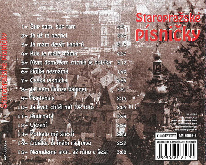 Staropražské písničky - CD
