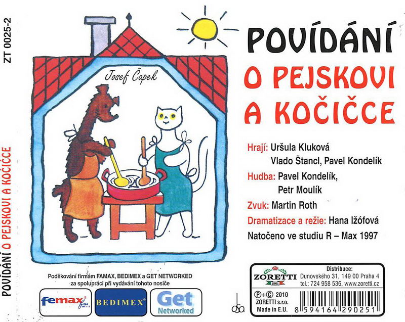 Povídání o pejskovi a kočičce - CD