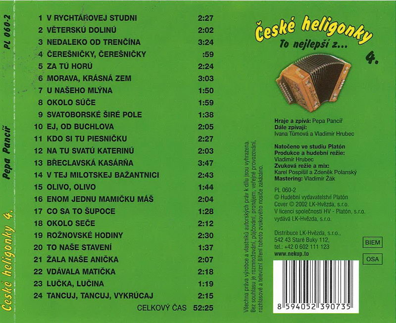 České heligonky 4, to nejlepší - CD