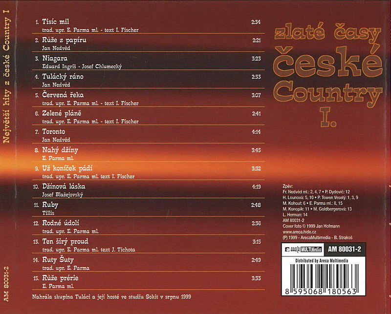 Zlaté časy české Country I - CD