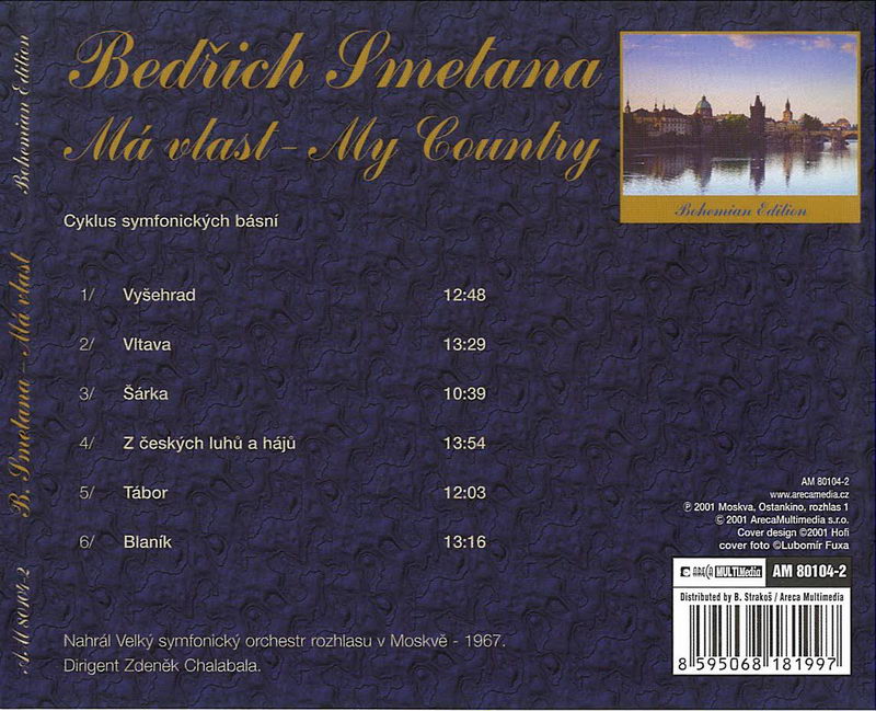 Bedřich Smetana - Má vlast - CD