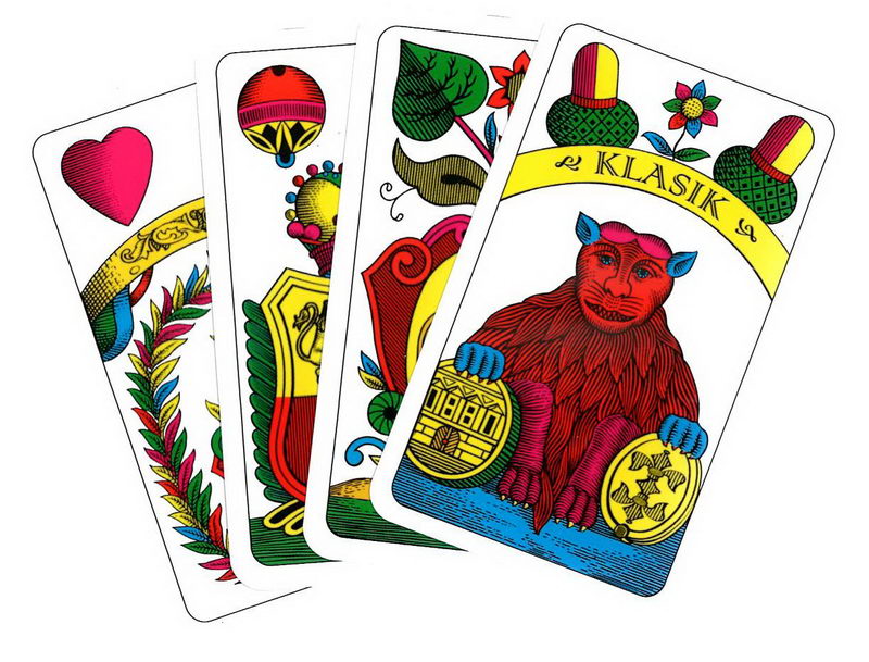 Hrací karty jednohlavé