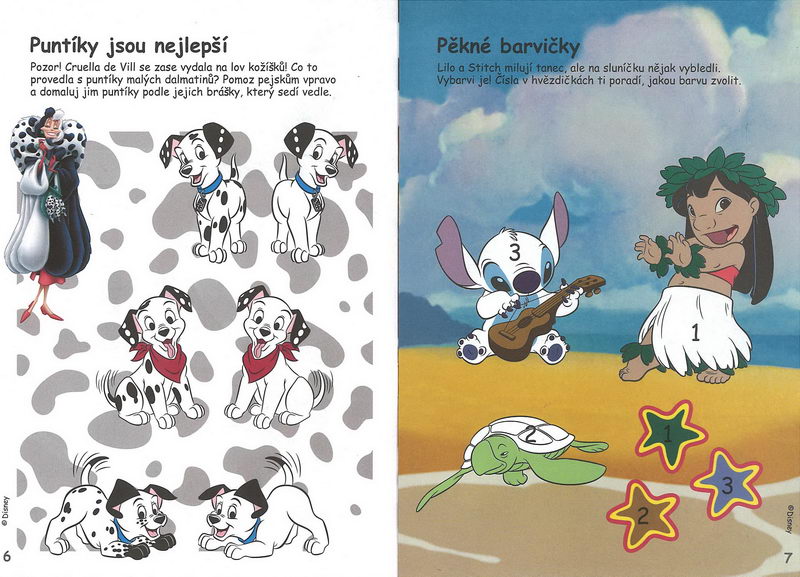 Hádanky a doplňovačky - Disney