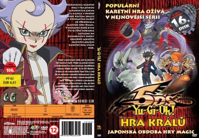 Yu-Gi-Oh! 5D´S - Hra králů - 1. až 16. disk 16x DVD