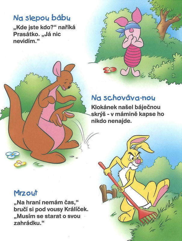 Medvídek Pú - Hraní ve Stokorcovém lese - kniha