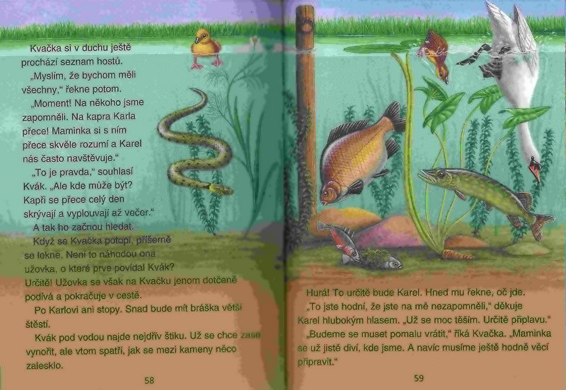 První čtení o zvířátkách s velkými písmeny