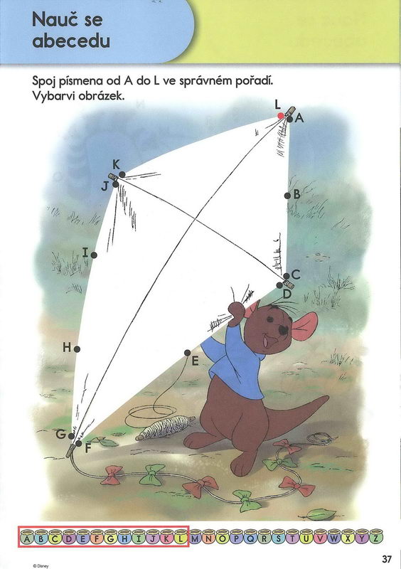 Disney Walt School Skills Základy čtení Uč se s námi