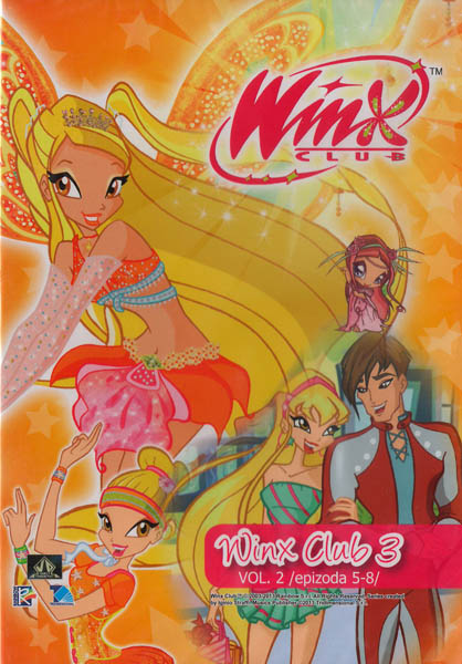 Winx club 3. série 8x DVD