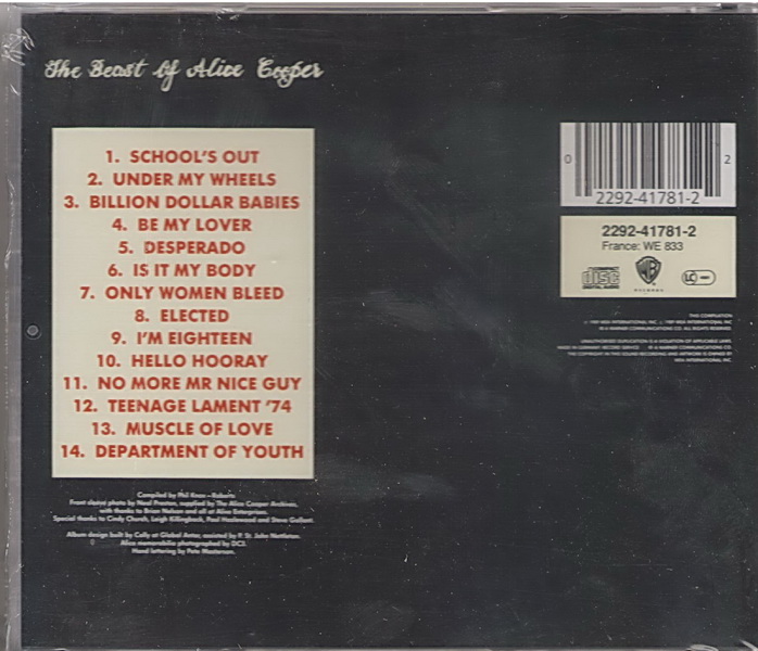 Alice Cooper - The beast of Alice - CD