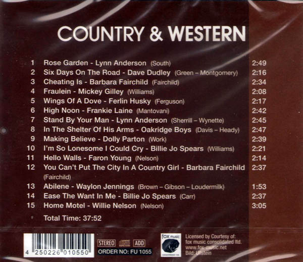 Country and Western - CD