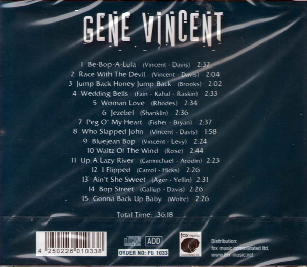 Gene Vincent - Be Bop A Lula - CD