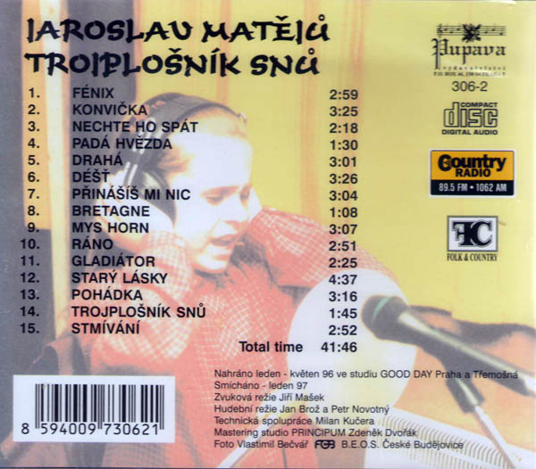 Jaroslav Matějů - Trojplošník snů - CD