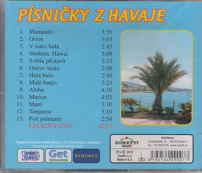 PÍSNIČKY Z HAVAJE - CD