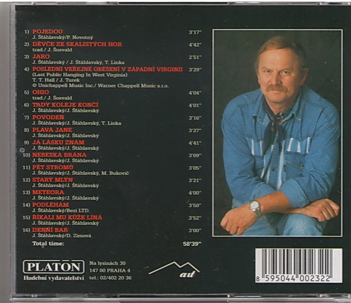 Jindra Šťáhlavský Best of - CD