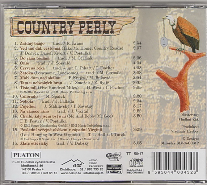 Country perly - CD