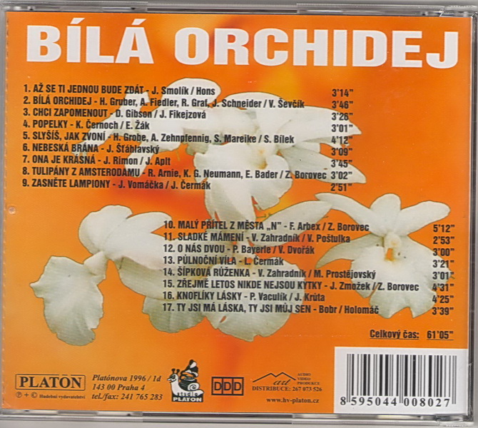 Bílá orchidej - CD