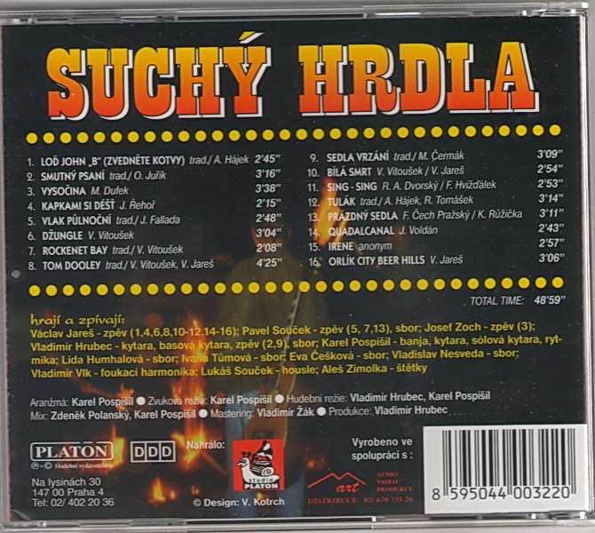 Suchý hrdla - CD