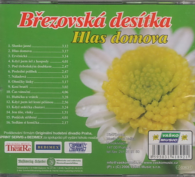 Březovská desítka - CD