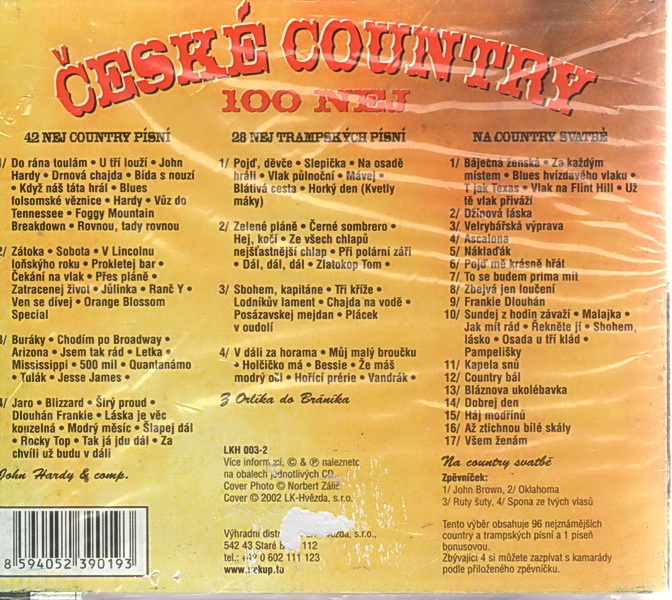 České country - 100 nej - CD