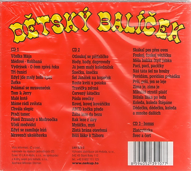 Dětský balíček - 3xCD