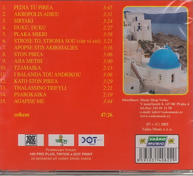 Řecké písničky - CD