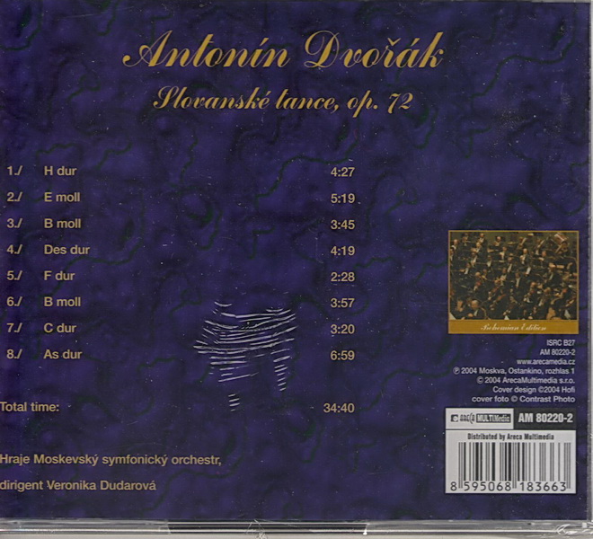Antonín Dvořák - Slovanské tance - CD