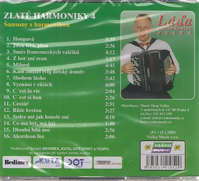 Zlaté harmoniky 1 CD