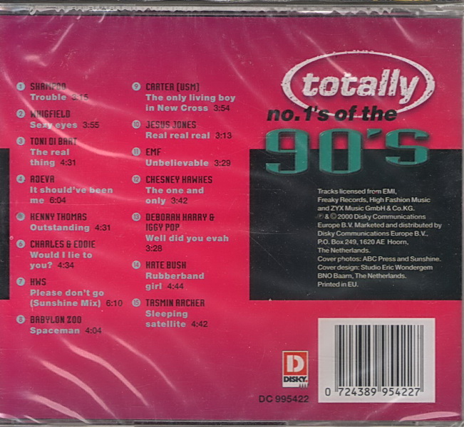 Totally No.1"s of the 90"s - CD