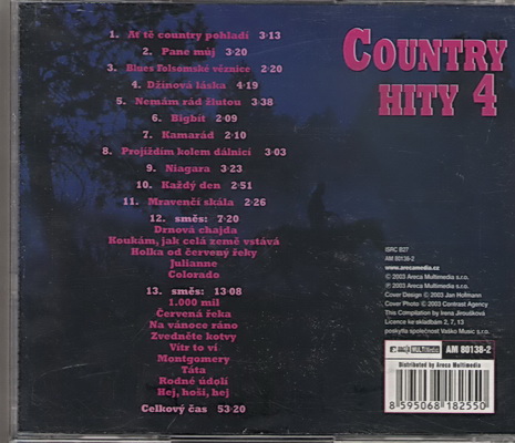 České country hity 4 - CD