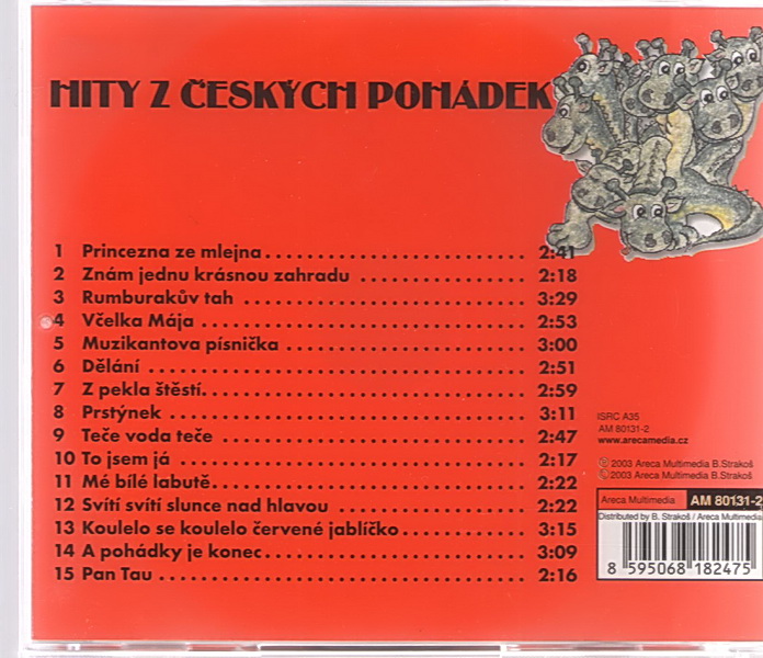 Hity z českých pohádek - CD
