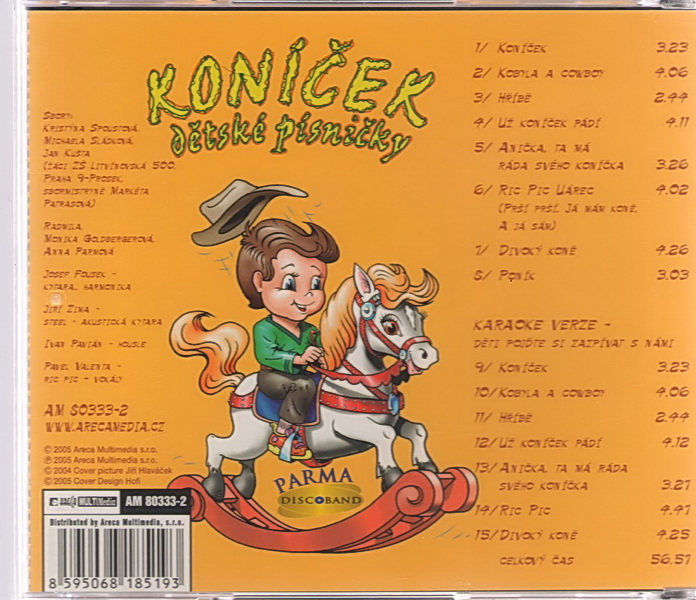 Koníček dětské písničky - CD