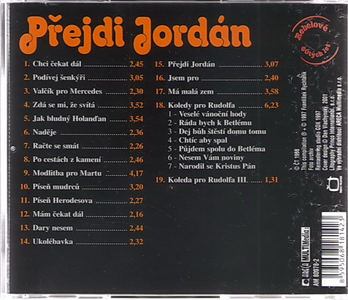 Přejdi Jordán - CD