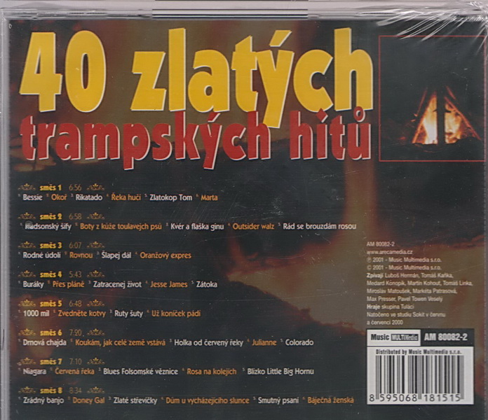 40 zlatých trampských hitů - CD