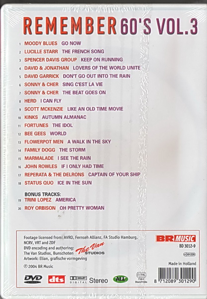 Remember 60´s Vol.3 DVD