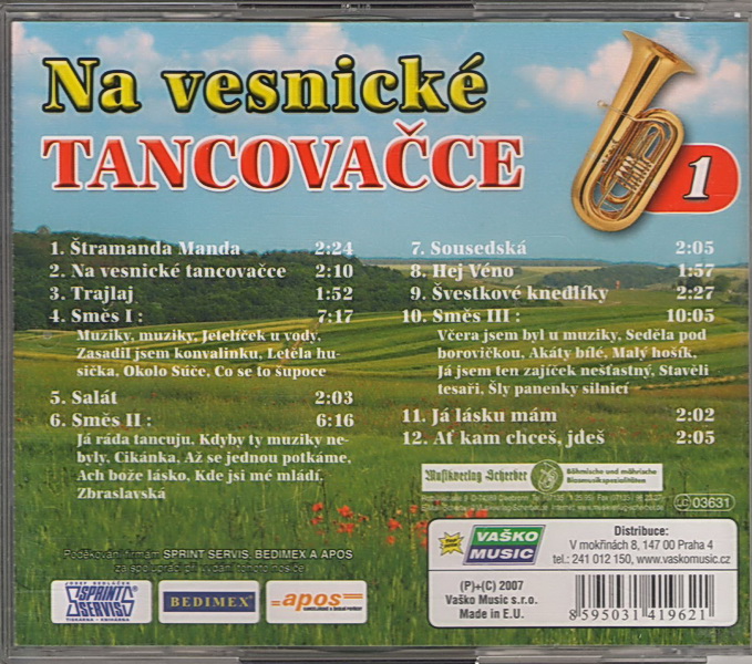 Na vesnické tancovačce 1 CD