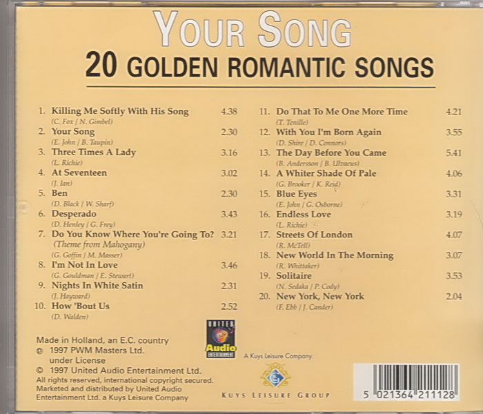 Your Song - CD