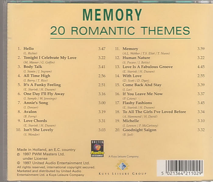 MEMORY - CD