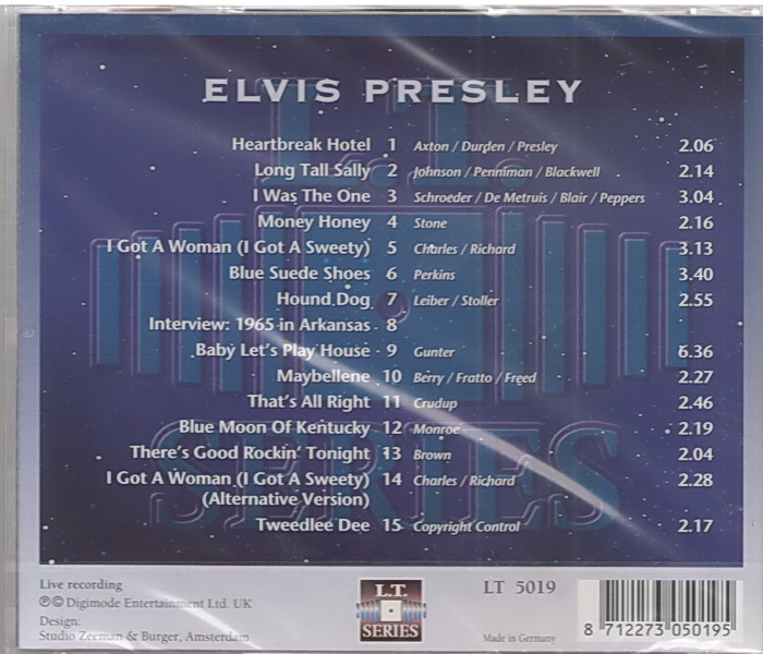 Elvis Presley Heartbreak Hotel CD