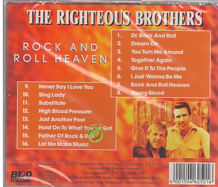 The Righteous Brothers CD